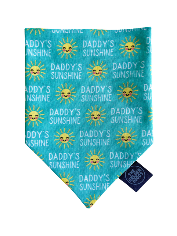 Daddy's Sunshine Dog Bandana