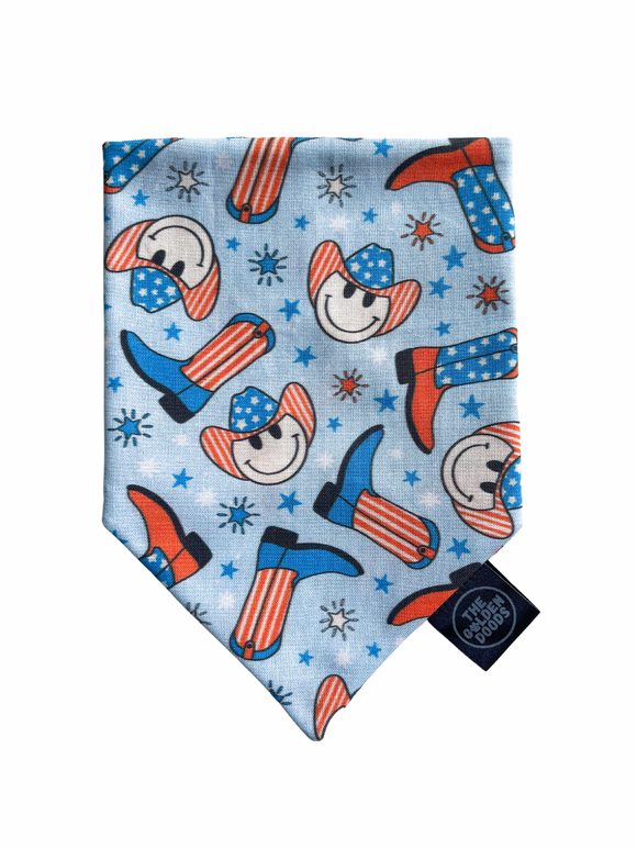 HOWDY Dog Bandana