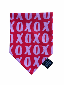 XOXO Dog Bandana